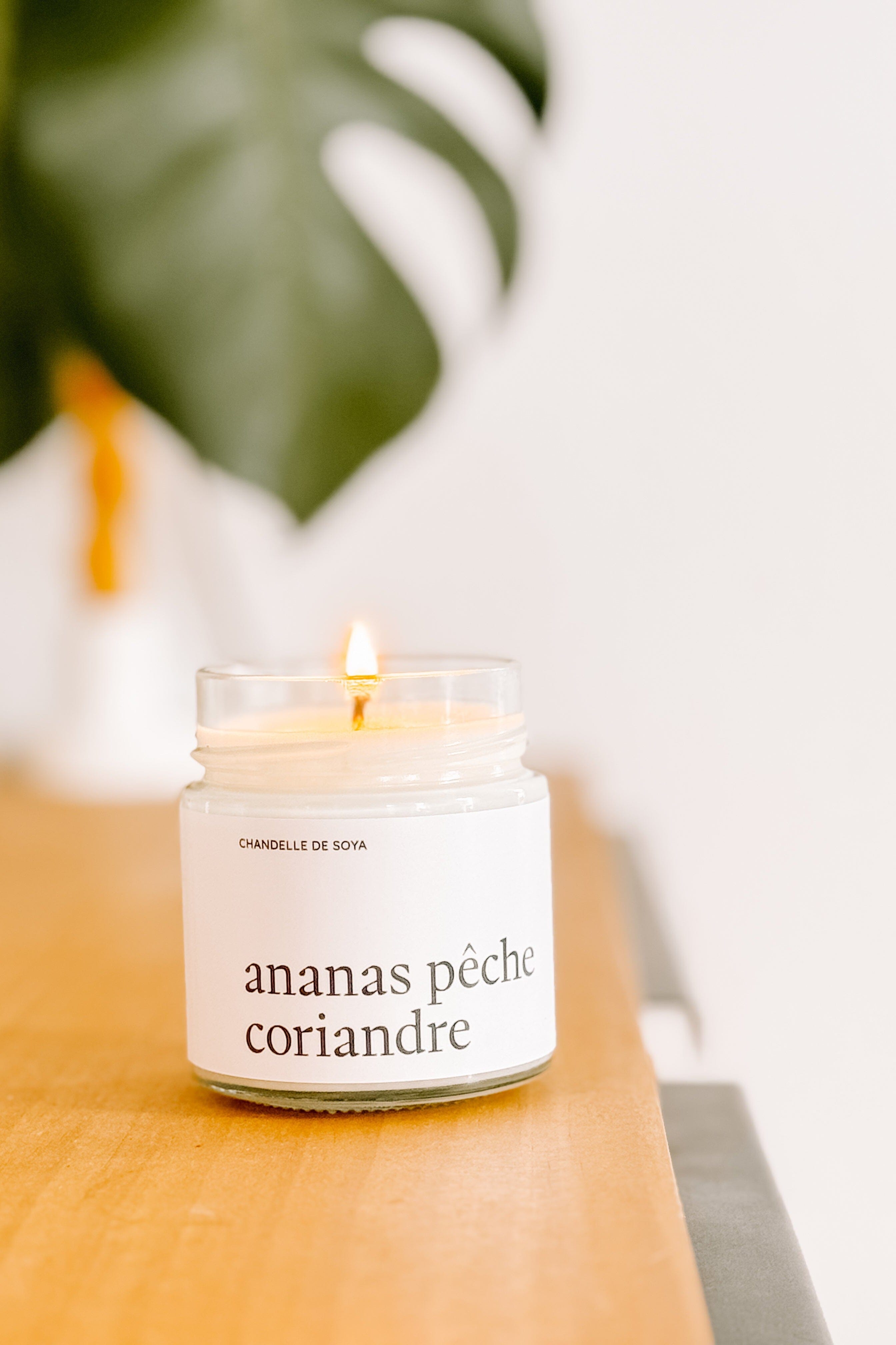 CHANDELLE DE SOYA  - Ananas pêche coriandre
