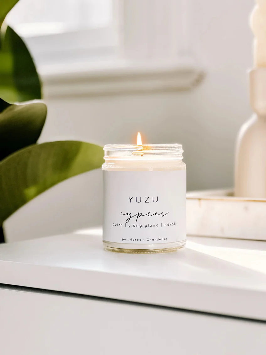 CHANDELLE DE SOYA - Yuzu Cyprès